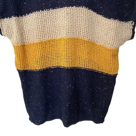 Wildfox Sweater Women Small Striped Knit Oversized Relaxed Boho Beach Coastal - Picture 12 of 13